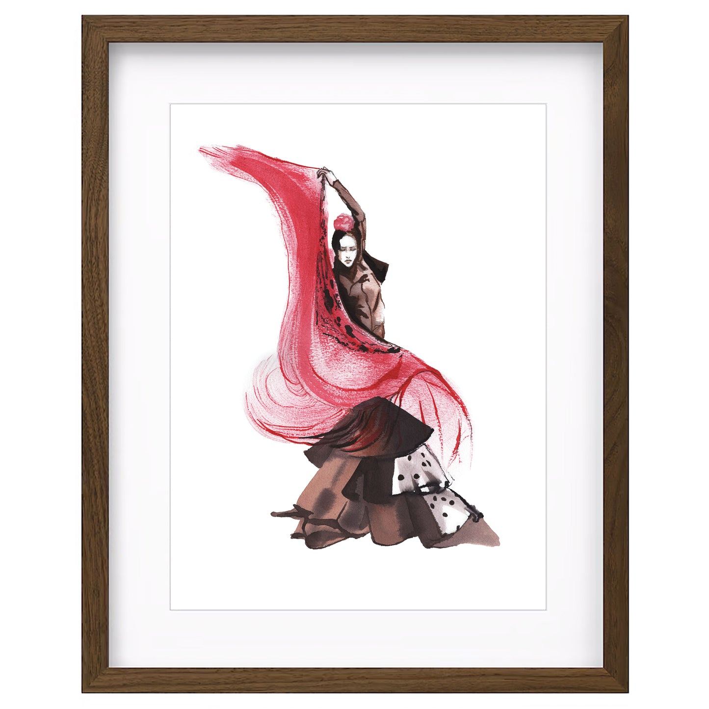 Manton Rojo (Print)
