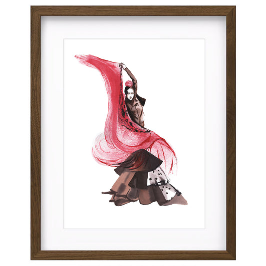 Manton Rojo (Print)