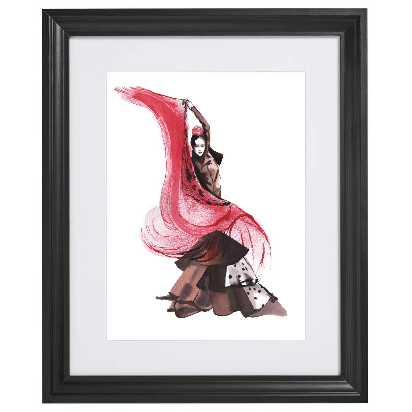 Manton Rojo (Print)