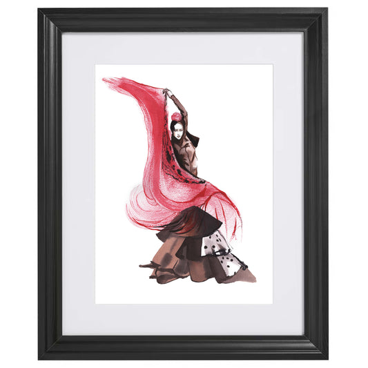 Manton Rojo (Print)